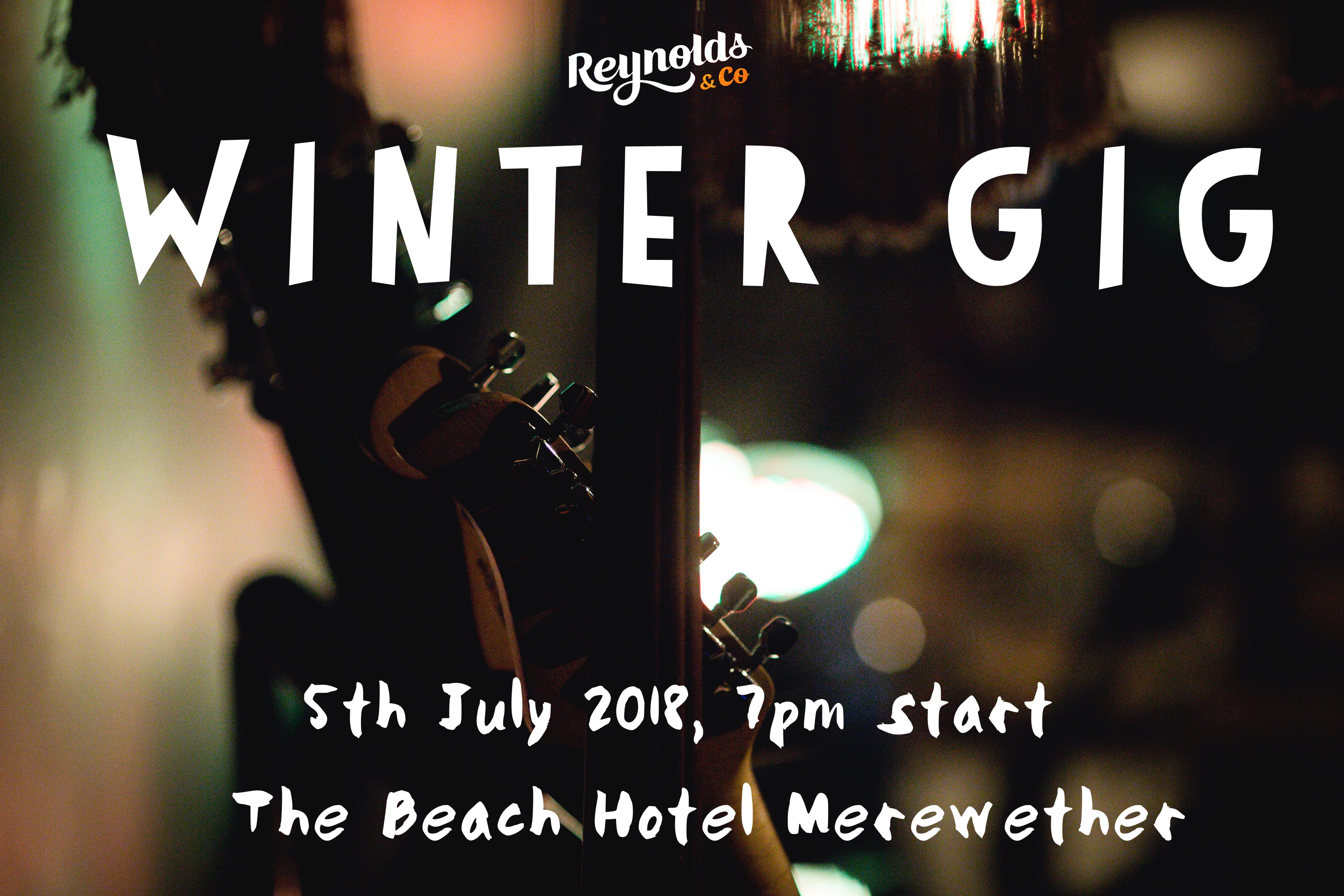 End of term gig is at a new venue!